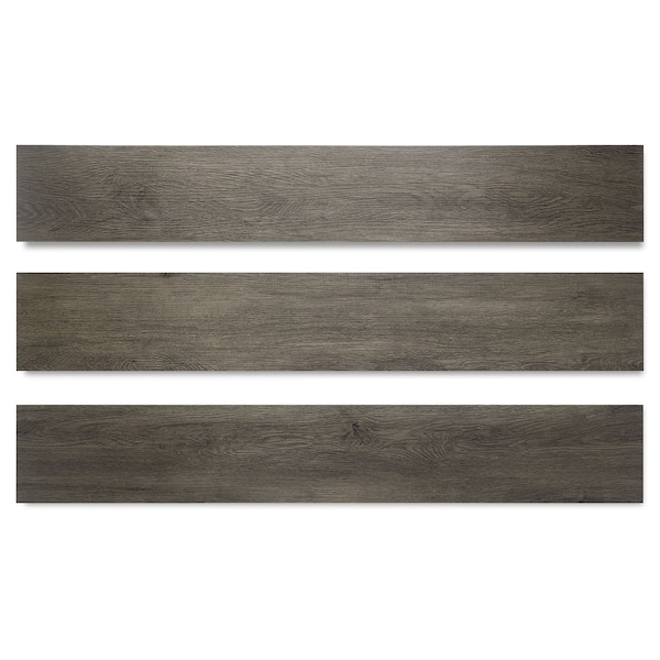 Lucida Surfaces LUCIDA SURFACES, GlueCore Ash Grey 7 5/16 in. x48 in. 3mm 22MIL Glue Down Luxury Vinyl Planks , 60PK - GC-306PLT