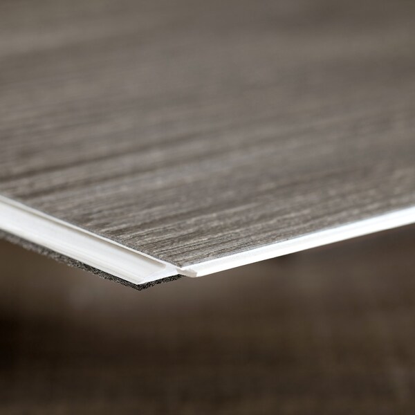 Lucida Surfaces LUCIDA SURFACES, MaxCore Obsidian 7 5/16 in. x48 in. 5.8mm 22MIL Interlocking Luxury Vinyl Planks , 45PK - MC-502PLT