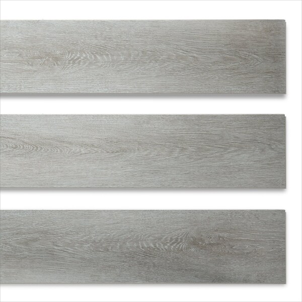 Lucida Surfaces LUCIDA SURFACES, TruCore Greywolf 7 5/16 in. x48 in. 5.8mm 22MIL Interlocking Luxury Vinyl Planks , 50PK - TC-804PLT