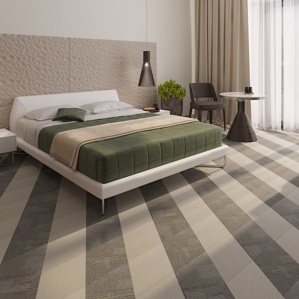 Lucida Surfaces LUCIDA SURFACES, MosaiCore Cityscape Braid  Rhombus 9.75 in. x17 in. 3mm 28MIL Glue Down Luxury Vinyl Tiles , 99PK - SC-4203PLT