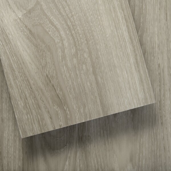 Lucida Surfaces LUCIDA SURFACES, GlueCore Silver Grey 7 5/16 in. x48 in. 3mm 22MIL Glue Down Luxury Vinyl Planks , 60PK - GC-303PLT