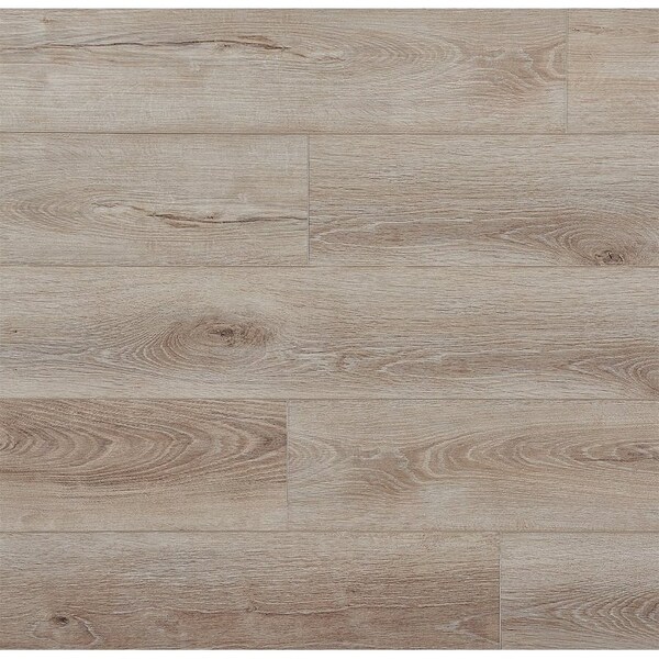 Healthier Choice Flooring Luxury Plank, 48 in L, 7 in W, Beveled Edge, Wood Look Pattern, Vinyl, Ocean View - CVP103S07