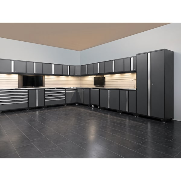 Newage Products Stone Composite 400 sqft 12in x 24in LVt Bundle, Slate Grey - 12452