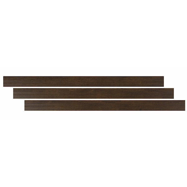 Msi Barrell 1/4 In. Thick X 1 3/4 In. Wide X 94 In. Length Luxury Vinyl End Cap Molding - ZOR-LVT-T-0019