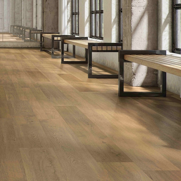 Daltile Asher Bend 9in. x 71in. Rigid Click Luxury Vinyl Flooring 26.50 Sq Ft, 6PK - AB2497120L65MSX