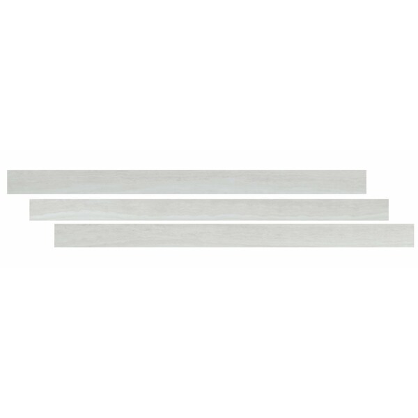 Msi White Ocean 0.75 In. Thick X 2.33 In. Wide X 94 In. L Luxury Vinyl Overlapping Stair Nose Molding - ZOR-LVT-T-0233