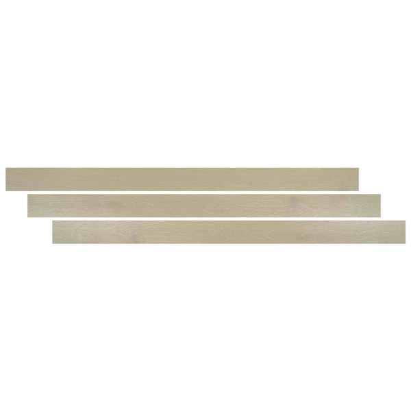 Msi Driftway End Cap 1.37 In. W X 94 In. Low Gloss Hybrid Core Waterproof Laminate Wood Flooring - ZOR-LVT-TR-0252