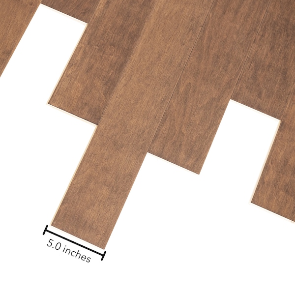 Mohawk Advance Natural Engineered Wood w/ Long-lasting Finish in Espresso Maple, 5 in. x 9.5-48 in. - LFW07-12