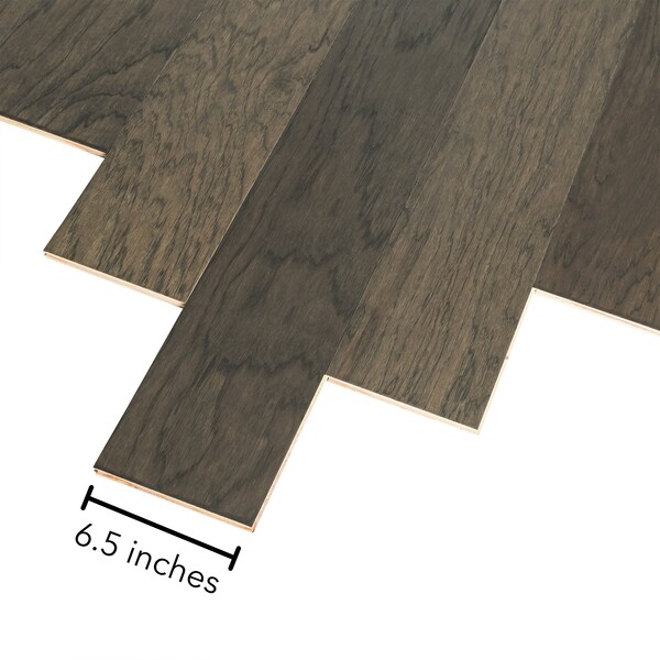 Mohawk Advance Natural Engineered Wood w/ Long-lasting Finish in Ballast Hickory, 6.5 in. x 9.5-48 in. - LFW05-92