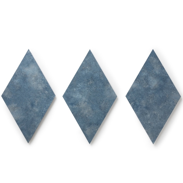 Lucida Surfaces LUCIDA SURFACES, MosaiCore Moody Sky  Rhombus 9.75 in. x17 in. 3mm 28MIL Glue Down Luxury Vinyl Tiles , 26PK - SC-4258
