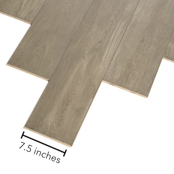 Mohawk Elite Natural Engineered Wood, Longer Planks in Coastal Mist, 7.5 in. x 86.7 in. RL - LFW11-28