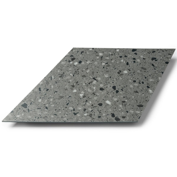 Lucida Surfaces LUCIDA SURFACES, MosaiCore Alpine Rock  Rhombus 9.75 in. x17 in. 3mm 28MIL Glue Down Luxury Vinyl Tiles , 26PK - SC-4254