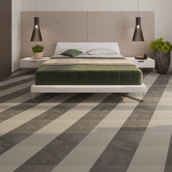Lucida Surfaces LUCIDA SURFACES, MosaiCore Cityscape Braid  Rhombus 9.75 in. x17 in. 3mm 28MIL Glue Down Luxury Vinyl Tiles , 26PK - SC-4203