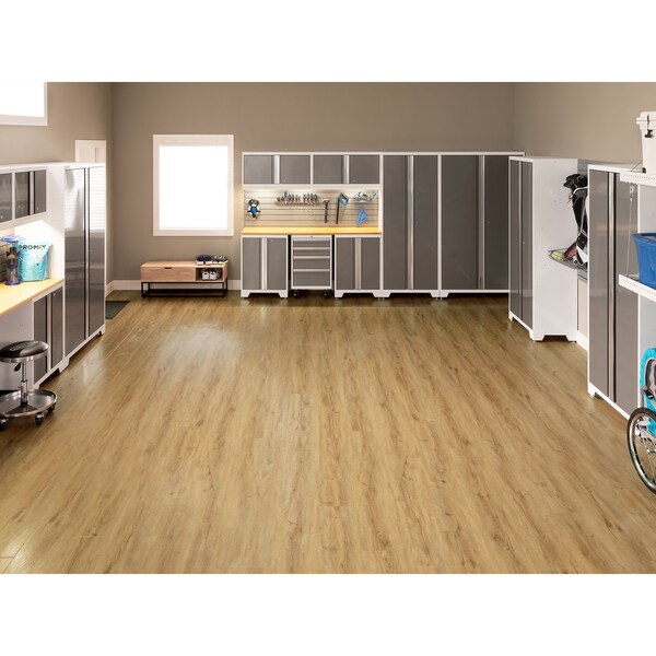 Newage Products Stone Composite 600 sqft 8.85in x 46in LVP Bundle, Natural Oak - 12454