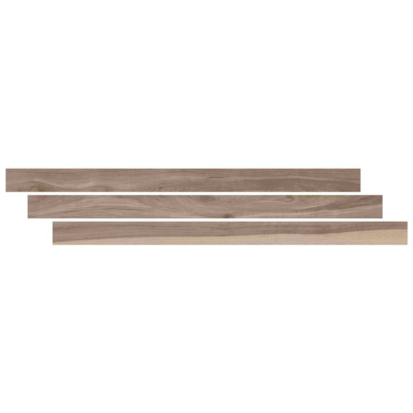 Msi Highcliffe Greige 3/4" Thick X 2-3/4" Wide X 94" Length Luxury Vinyl Overlapping Stair Nose Molding - ZOR-LVT-T-0125