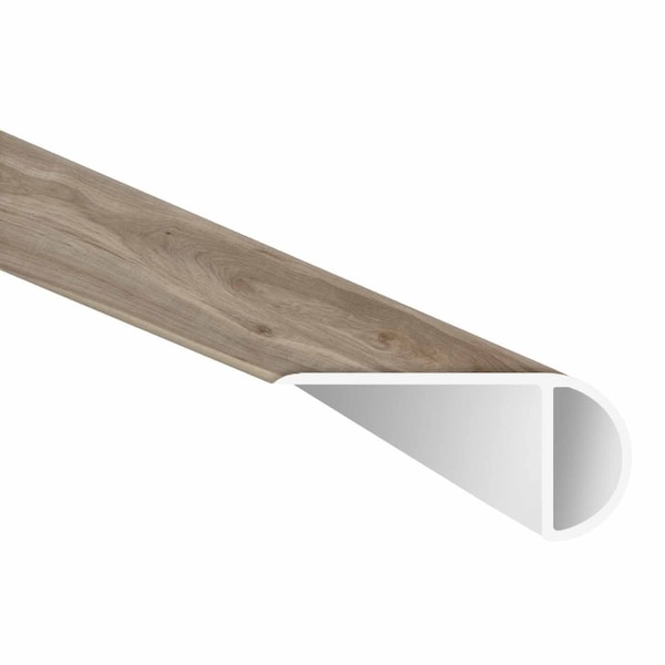 Msi Highcliffe Greige 3/4" Thick X 2-3/4" Wide X 94" Length Luxury Vinyl Overlapping Stair Nose Molding - ZOR-LVT-T-0125
