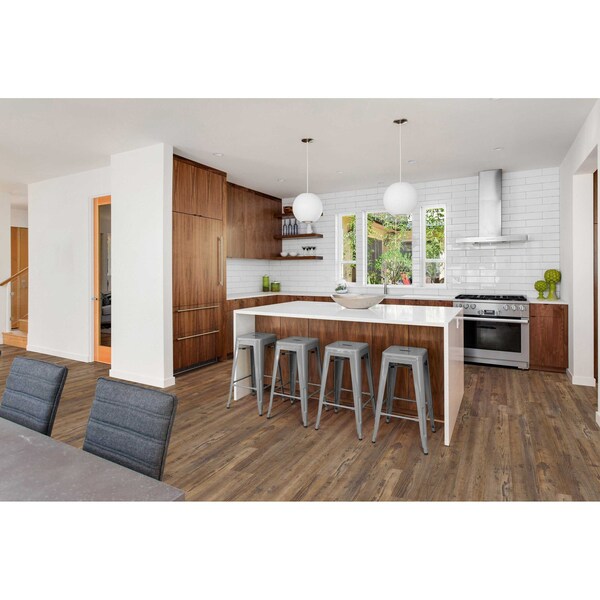 Msi Aged Hickory 3/4 In. Thick X 3/5 In. Wide X 94 In. Length Luxury Vinyl Quarter Round Molding - ZOR-LVT-T-0009