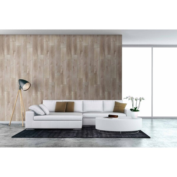 Msi Pelican Gray 7 in.  X 48 in.  Rigid Core Rigid Core Luxury Vinyl Plank Flooring, 10PK - ZOR-LVR-0187