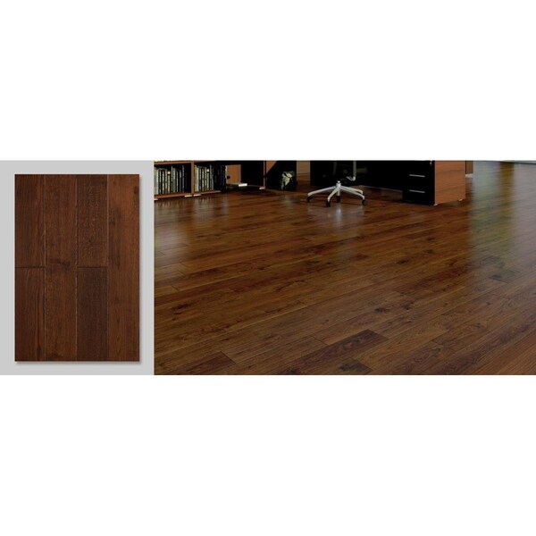 East West Furniture 0.5 x 5 in. Sango Premier European Oak Rosewood Handscraped Engineered Hardwood Flooring - SP-5OH06