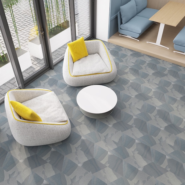 Lucida Surfaces LUCIDA SURFACES, MosaiCore Twilight Braid  Rhombus 9.75 in. x17 in. 3mm 28MIL Glue Down Luxury Vinyl Tiles , 226PK - SC-4205