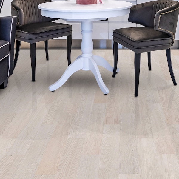 Lucida Surfaces LUCIDA SURFACES, BaseCore Cotton 6 in. x36 in. 2mm 12MIL Peel & Stick Vinyl Plank , 55PK - BC-902PLT