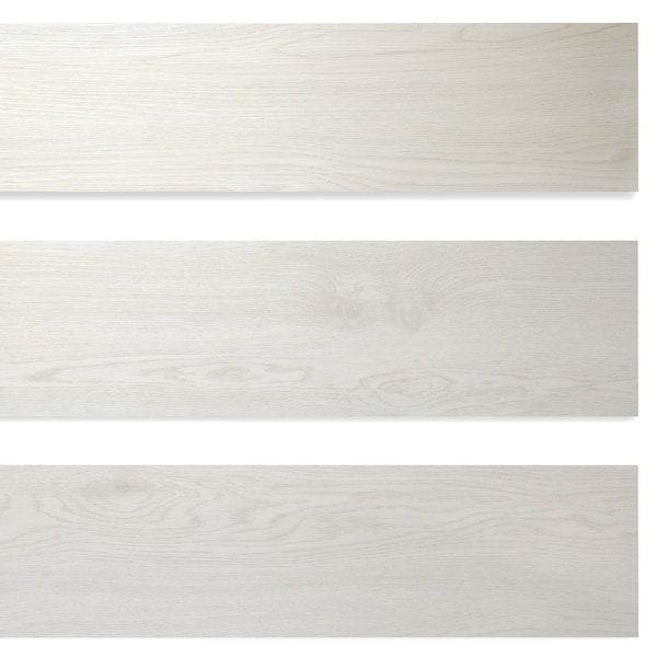 Lucida Surfaces LUCIDA SURFACES, BaseCore Cotton 6 in. x36 in. 2mm 12MIL Peel & Stick Vinyl Plank , 55PK - BC-902PLT