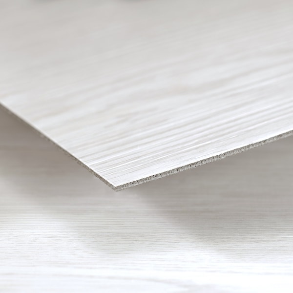 Lucida Surfaces LUCIDA SURFACES, BaseCore Cotton 6 in. x36 in. 2mm 12MIL Peel & Stick Vinyl Plank , 55PK - BC-902PLT