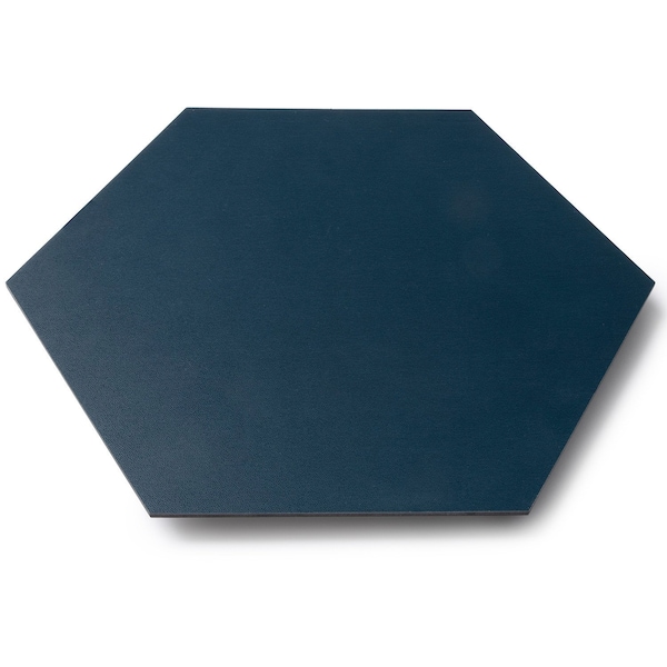 Lucida Surfaces LUCIDA SURFACES, MosaiCore Midnight Hexagon 8.8 in. x10.375 in. 3mm 28MIL Glue Down Luxury Vinyl Tiles , 25PK - SC-4103