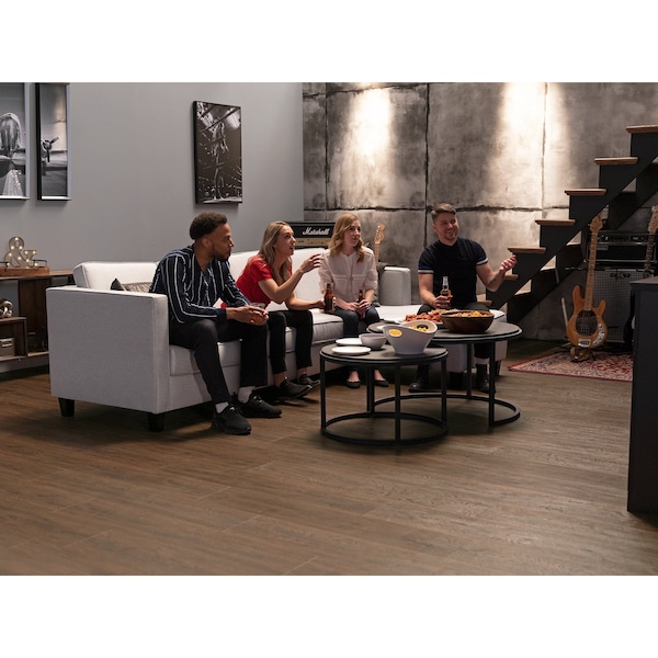 Newage Products Stone Composite 400 sqft 8.85in x 46in LVP Bundle, Forest Oak - 12450