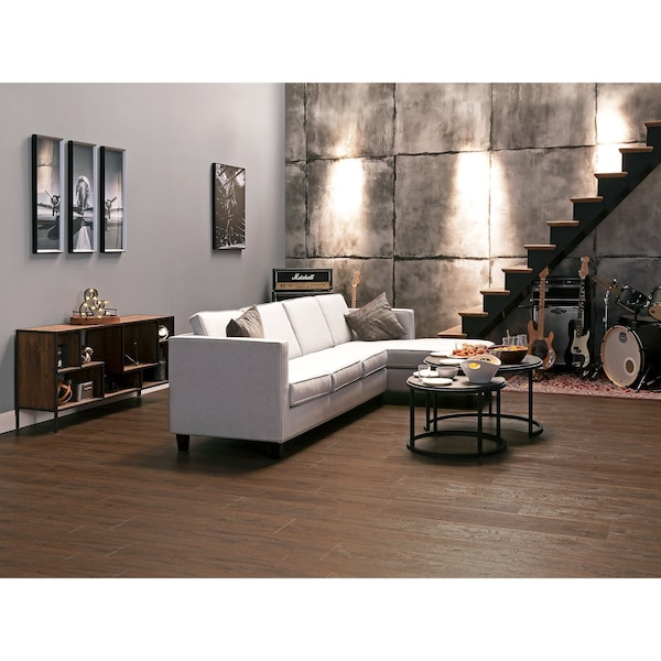 Newage Products Stone Composite 400 sqft 8.85in x 46in LVP Bundle, Forest Oak - 12450