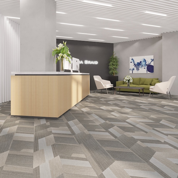 Lucida Surfaces LUCIDA SURFACES, MosaiCore Sahara Braid  Rhombus 9.75 in. x17 in. 3mm 28MIL Glue Down Luxury Vinyl Tiles , 26PK - SC-4208