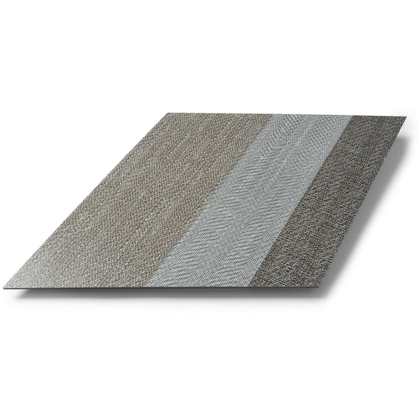 Lucida Surfaces LUCIDA SURFACES, MosaiCore Sahara Braid  Rhombus 9.75 in. x17 in. 3mm 28MIL Glue Down Luxury Vinyl Tiles , 26PK - SC-4208
