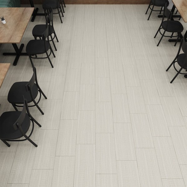 Lucida Surfaces LUCIDA SURFACES, FabCore Pebble Weave 12 in. x 24 in. 3mm 28MIL Glue Down Luxury Vinyl Tiles (36 sq.ft), 18PK - FC-3604