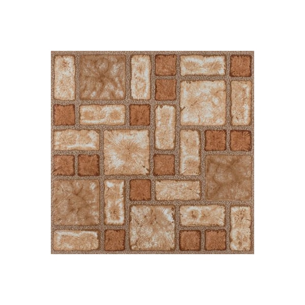 Achim Importing Achim Portfolio Self Adhesive Vinyl Floor Tile 12in x 12in, Cobble Mosaic, 9 Pack - VFT941POVR