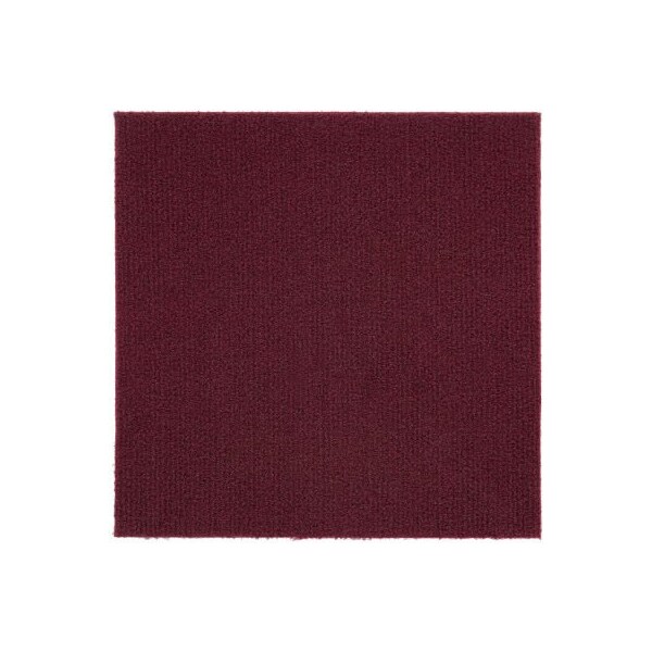 Achim Importing Achim Nexus Self Adhesive Carpet Floor Tile 12in x 12in, Burgundy, 12 Pack - NXCRPTBU12