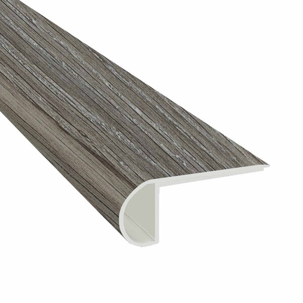 Msi Whitfield Gray 3/4 In. Thick X 2 3/4 In. Wide X 94 In. Length Luxury Vinyl Flush Stairnose Molding - ZOR-LVT-T-0224