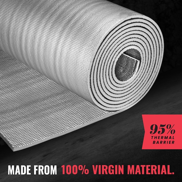 Sealtech Heavy Duty 5mm Reflective Insulation Roll Soundproofing Thermal Shield Use 36 in. X 20 ft - ST-301-36X20