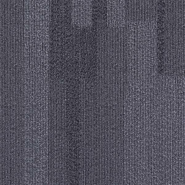 Zoro Select Carpet Tile, 19-11/16in. L, Dark Gray, PK20 - 31HL84