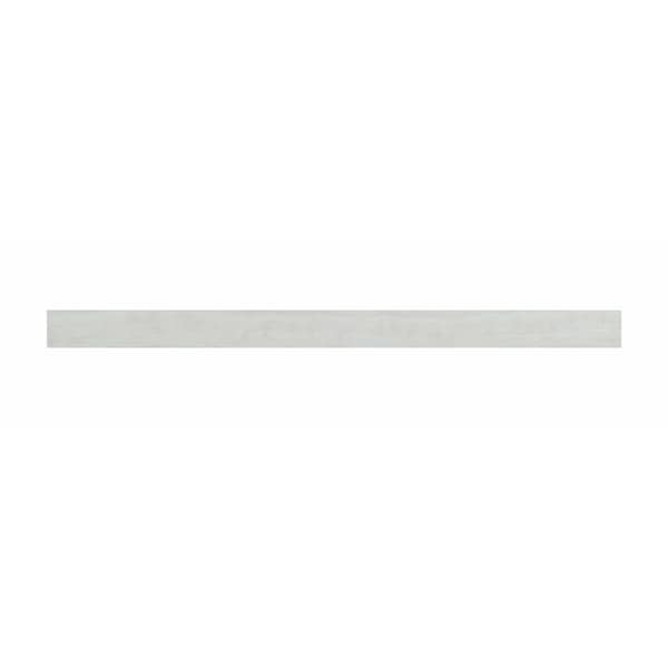 Msi White Ocean 3/4 In. T X 2-3/4 In. W X 94 In. L Luxury Vinyl Flush Stair Nose Molding - ZOR-LVT-T-0232