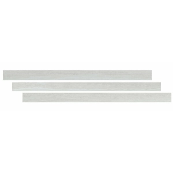 Msi White Ocean 3/4 In. T X 2-3/4 In. W X 94 In. L Luxury Vinyl Flush Stair Nose Molding - ZOR-LVT-T-0232