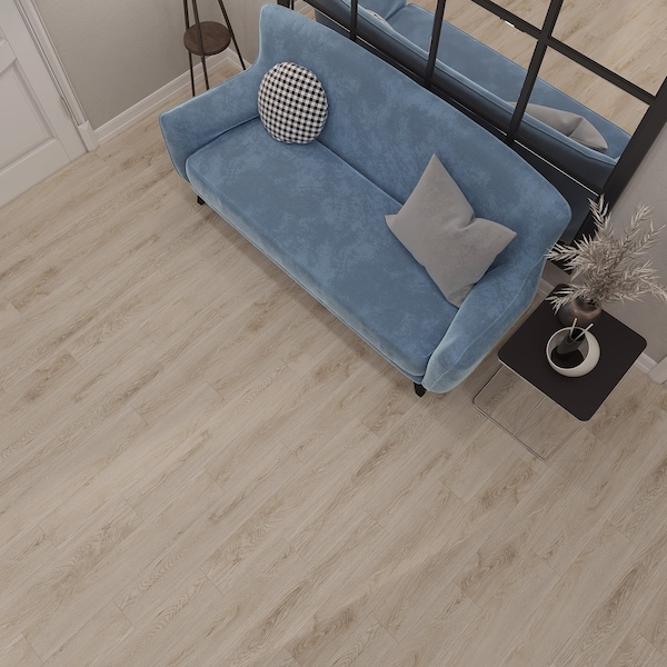 Lucida Surfaces LUCIDA SURFACES, PresCore Blonde 6 in. x 36 in. 2mm 12MIL Glue Down Luxury Vinyl Planks (54 sq.ft per case), 36PK - PC-1101