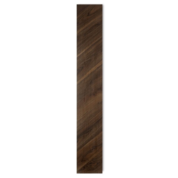 Lucida Surfaces LUCIDA SURFACES, GlueCore Angled Walnut 7 5/16 in. x48 in. 3mm 22MIL Glue Down Luxury Vinyl Planks , 60PK - GC-317PLT