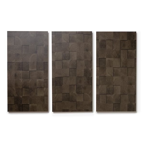 Lucida Surfaces LUCIDA SURFACES, FabCore Burnt Block 12 in. x24 in. 3mm 28MIL Glue Down Luxury Vinyl Tiles , 60PK - FC-3504PLT