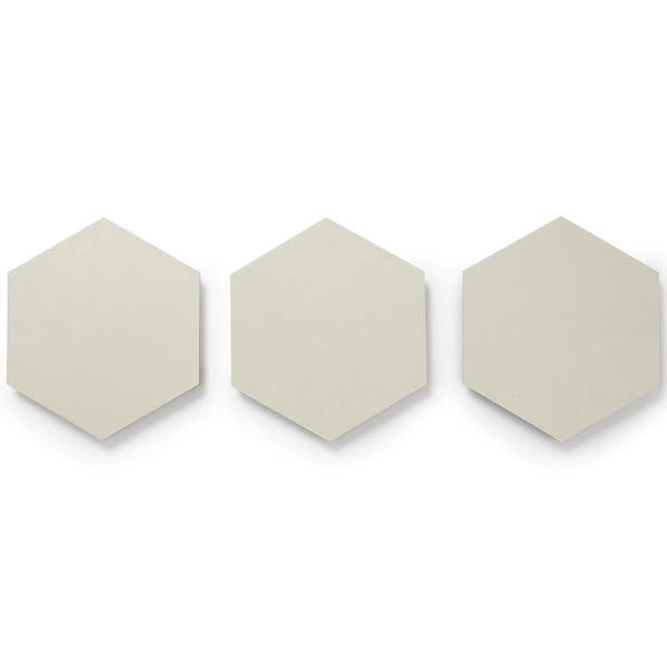 Lucida Surfaces LUCIDA SURFACES, MosaiCore Pearl Hexagon 8.8 in. x10.375 in. 3mm 28MIL Glue Down Luxury Vinyl Tiles , 99PK - SC-4155PLT