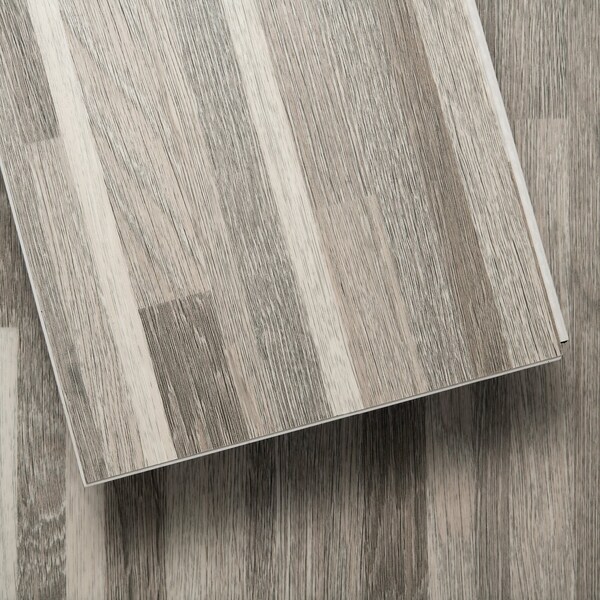 Lucida Surfaces LUCIDA SURFACES, TruCore Silverbar 7 5/16 in. x48 in. 5.8mm 22MIL Interlocking Luxury Vinyl Planks , 50PK - TC-806PLT