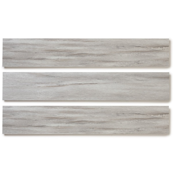 Lucida Surfaces LUCIDA SURFACES, PresCore Snowcap 6 in. x36 in. 2mm 12MIL Glue Down Luxury Vinyl Planks , 55PK - PC-1105PLT
