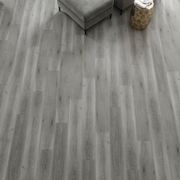 Lucida Surfaces LUCIDA SURFACES, MaxCore Dolomite 7 5/16 in. x48 in. 5.8mm 22MIL Interlocking Luxury Vinyl Planks , 45PK - MC-506PLT