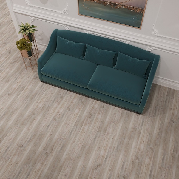 Lucida Surfaces LUCIDA SURFACES, PresCore Clay 6 in. x36 in. 2mm 12MIL Glue Down Luxury Vinyl Planks , 55PK - PC-1104PLT