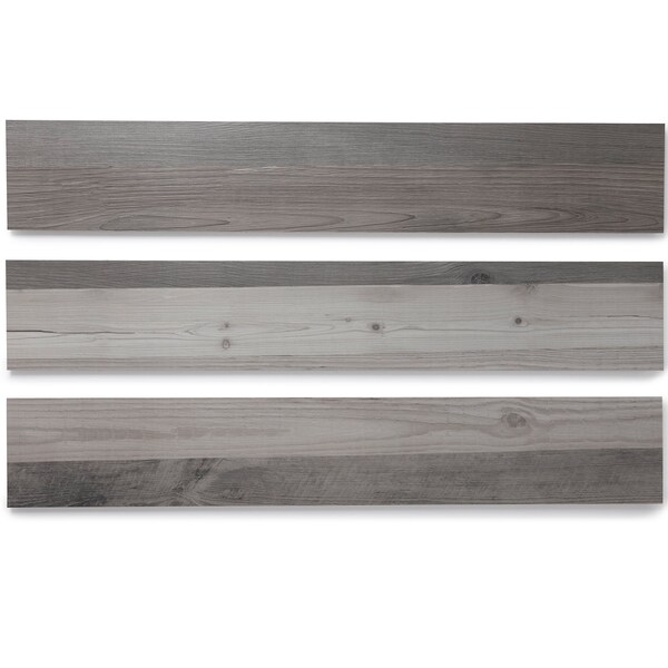 Lucida Surfaces LUCIDA SURFACES, BaseCore Reclaimed 6 in. x36 in. 2mm 12MIL Peel & Stick Vinyl Plank , 55PK - BC-910PLT