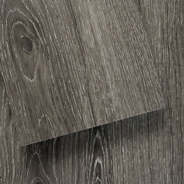 Lucida Surfaces LUCIDA SURFACES, GlueCore Coffee 7 5/16 in. x48 in. 3mm 22MIL Glue Down Luxury Vinyl Planks , 60PK - GC-305PLT